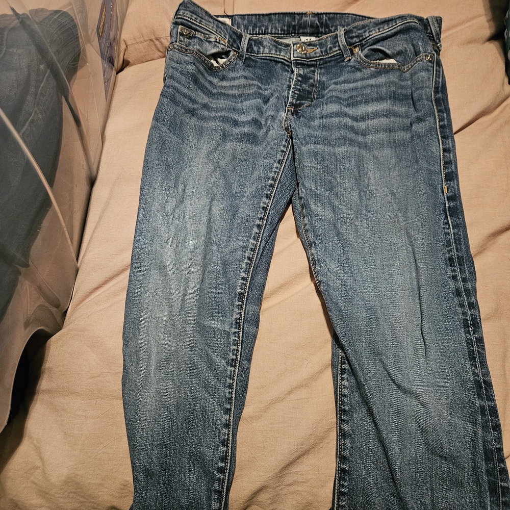 True Religion Women's Skinny Blue Jeans